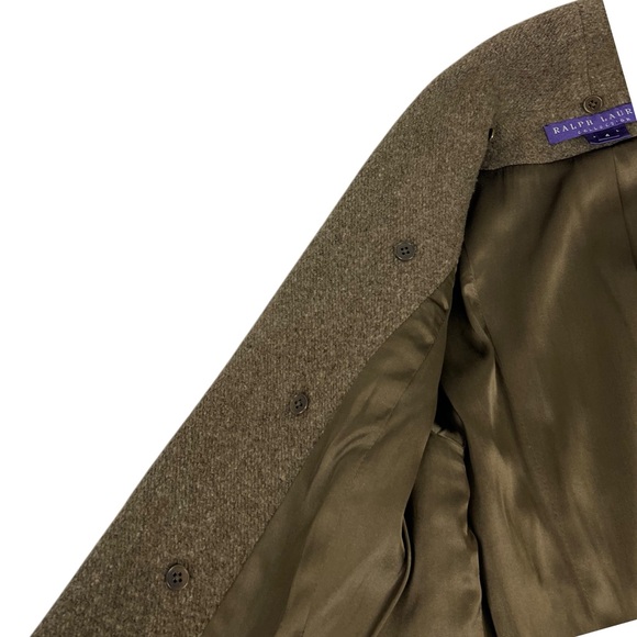 Ralph Lauren Purple Label Womens 4 Sweater Cardigan Green Wool Cashmere Jacket - Picture 7 of 12